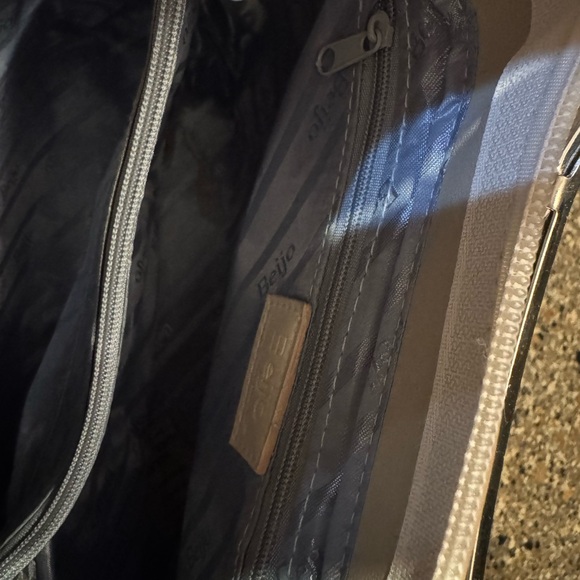 Beijo Light Pink Tote with Polished Silver Handle - Picture 3 of 11